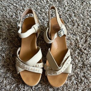 Ugg Mairi Espadrille Wedge Sandal Tan